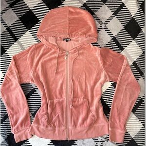 Pink velour fashion nova two-piece jogger set🩷